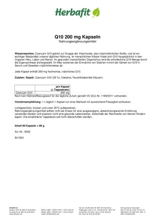 Q10 200 mg Kapseln 70 g